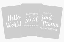 Load image into Gallery viewer, Baby Milestone Cards (Grey)