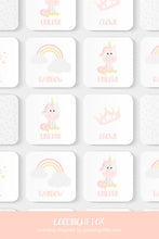 Load image into Gallery viewer, Unicorn and Rainbows Memory Game