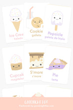 Load image into Gallery viewer, Sweets Flashcards