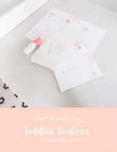 Load image into Gallery viewer, Routines Bundle: Checklist Notepad, Flashcard Sets for Morning Routine &amp; Evening Routines