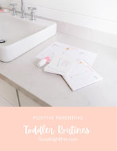 Load image into Gallery viewer, Routines Bundle: Checklist Notepad, Flashcard Sets for Morning Routine &amp; Evening Routines