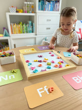 Load image into Gallery viewer, Magnetic Board + Letters + Cards Sensory Kit