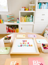 Load image into Gallery viewer, Magnetic Board + Letters + Cards Sensory Kit